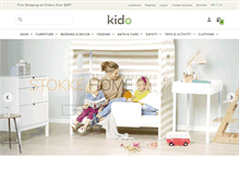 Tablet Screenshot of kidobaby.ca